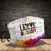 I Love Someone With Autism 3D Face Mask