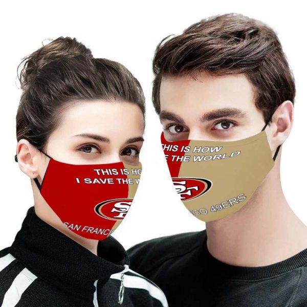 San Francisco 49ers 3D Face Mask