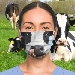 Dairy Cows Civil Mask Pawslovely