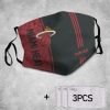 Miami Heat 3D Face Mask Full Print