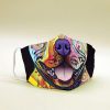 Pit Bulls Face Unisex Cotton Mask