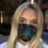 Black Pug Face