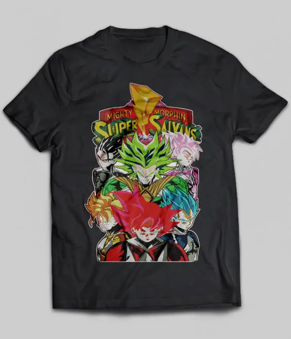 mighty morphin super saiyans shirt
