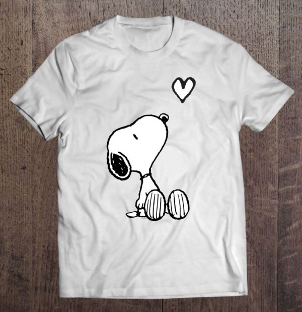 snoopy with heart