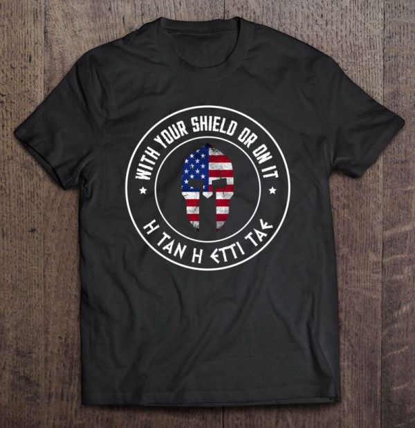 with your shield or on it shirt