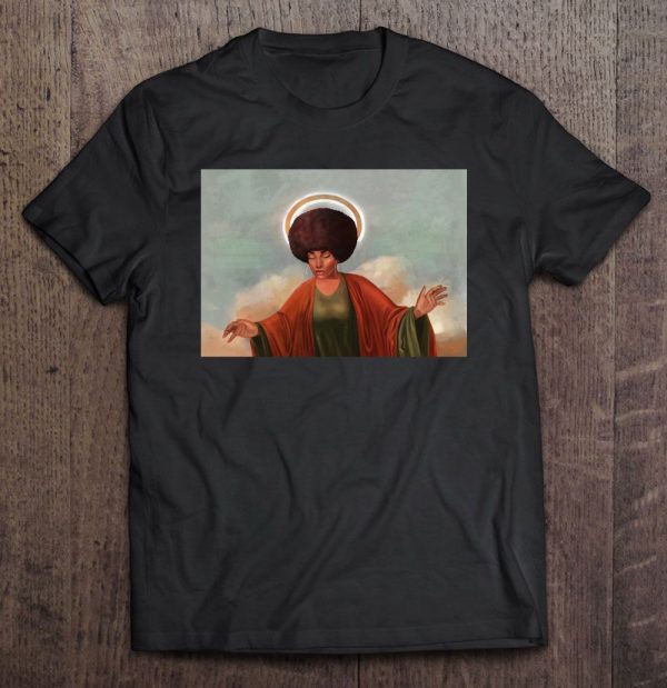 god is a black woman t shirt