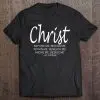 christ before me
