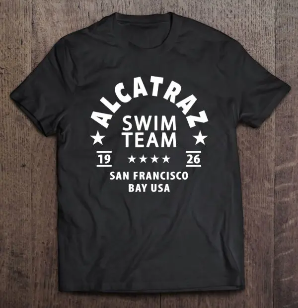 alcatraz swim team t shirts