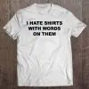 shirts with words on them