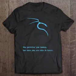 kali linux the quieter you become