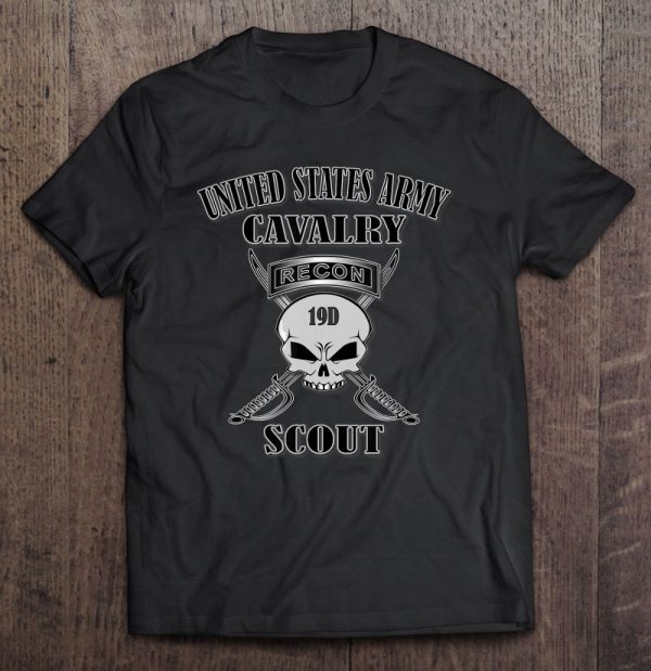 army cavalry scout t shirts