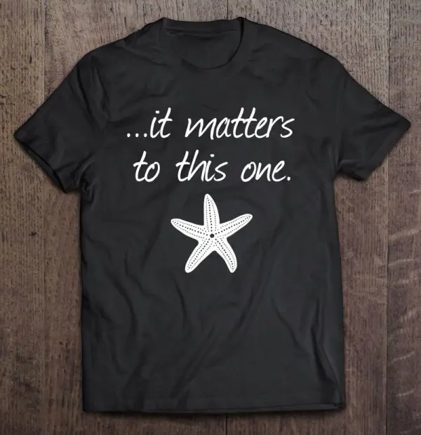 starfish poem it matters to this one
