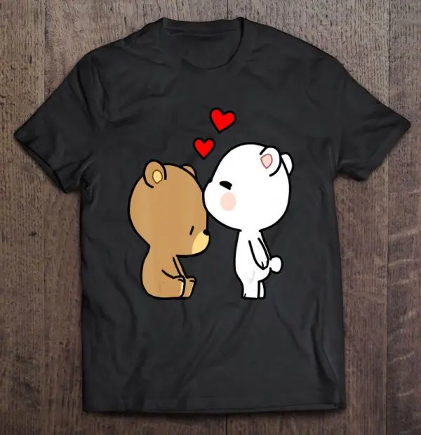 kiss teddy bear
