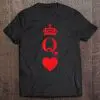 king and queen card shirts