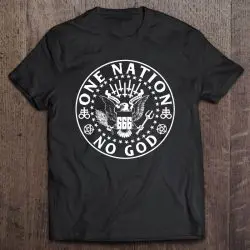 one nation no god shirt