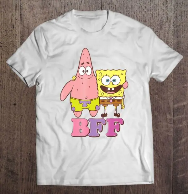 spongebob and patrick bff shirts