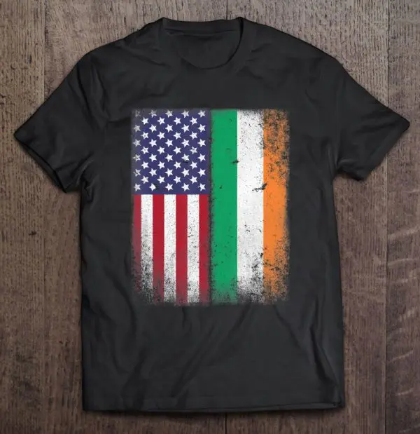 american born irish roots shirt