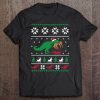 t rex eating reindeer sweater