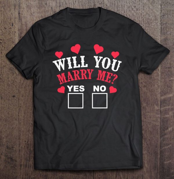 will you marry me yes or no