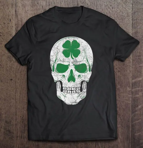 shamrock skull shirt