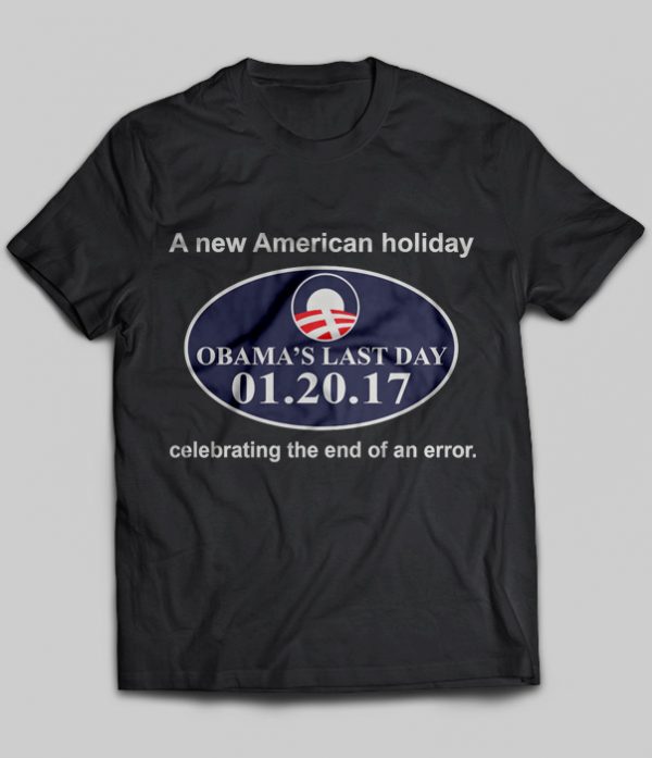 obama's last day t shirt