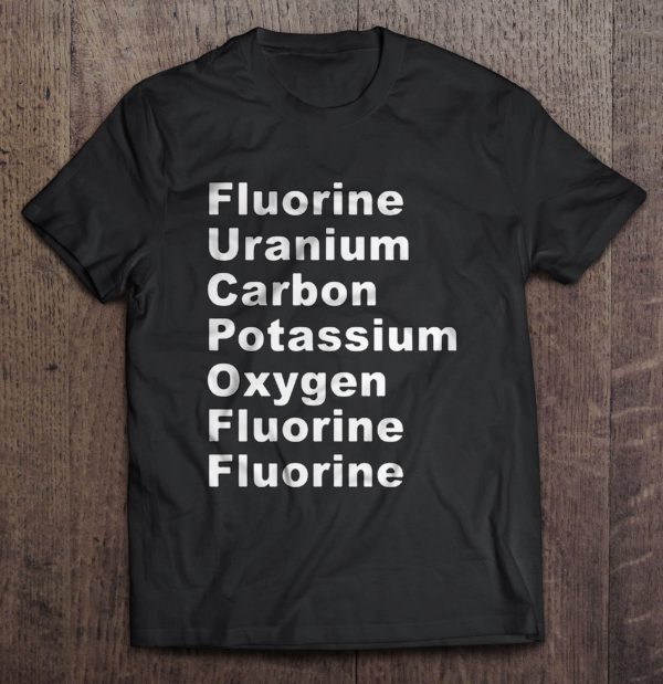 fluorine uranium carbon potassium off