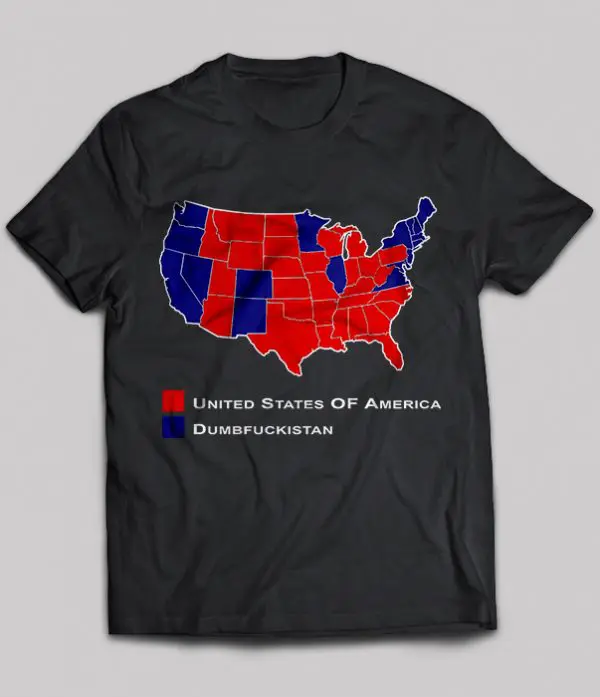 united states of america dumbfuckistan t shirt