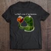 kermit drinking tea t shirt