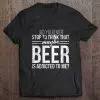 the beer is addicted to me