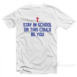 stay in school or this could be you shirt