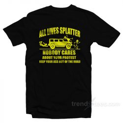 black lives splatter t shirt