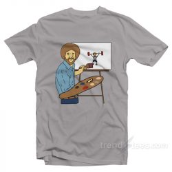 bob ross beat the devil shirt