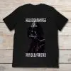 hello darkness my old friend darth vader t shirt