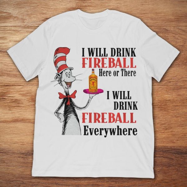 cat in the hat fireball shirt