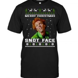 merry christmas snot face sweater