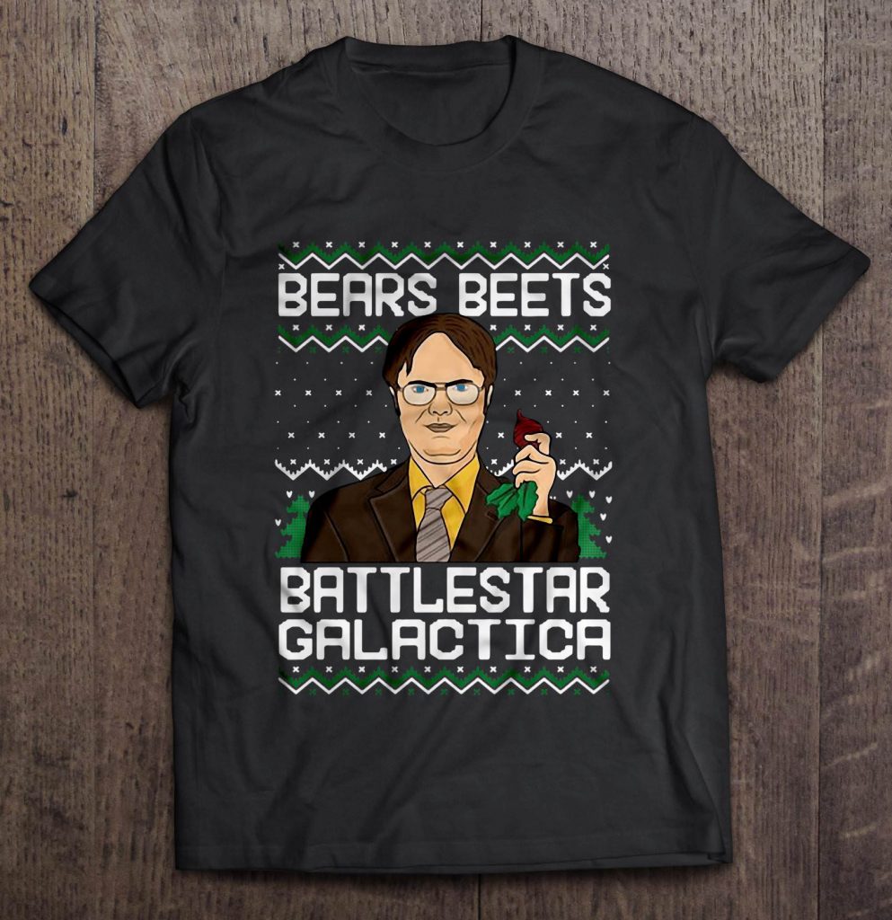 bears beets battlestar galactica christmas sweater