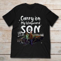 carryon my wayward son supernatural shirt