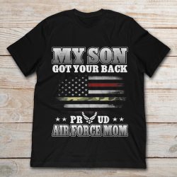 proud airforce mom t shirt