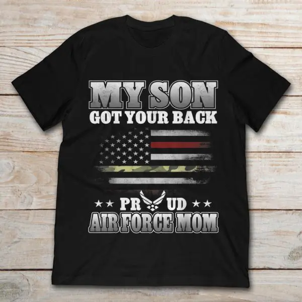 proud airforce mom t shirt