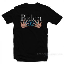 biden 2020 shirt with hands