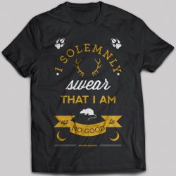 i solemnly swear mischief managed t-shirt