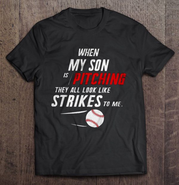 my son is a pitcher t shirt