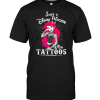 tattooed disney princess t shirt