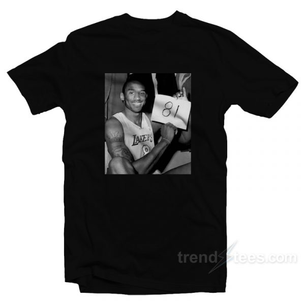 kobe bryant 81 points t shirt