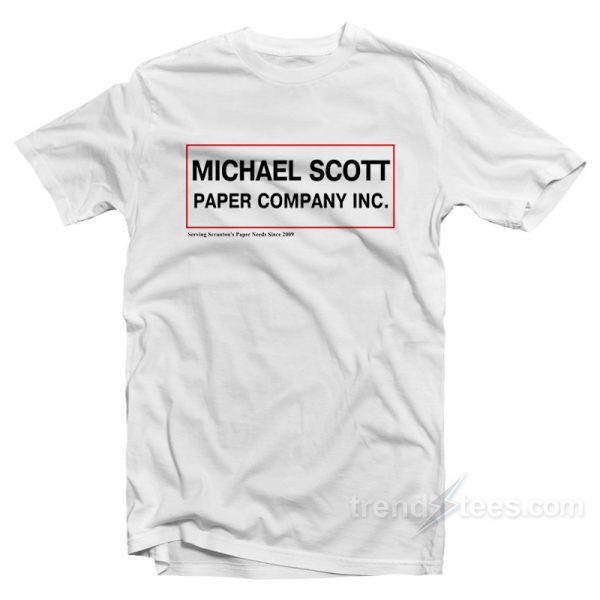 michael scott paper company tshirt