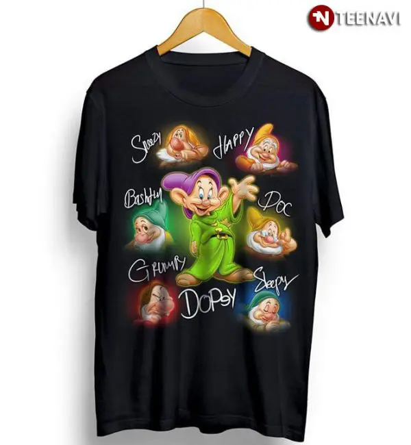 grumpy the dwarf t shirt