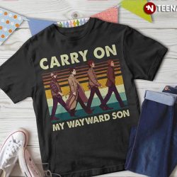 supernatural carryon my wayward son t shirt