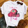 pink green bay packer shirt