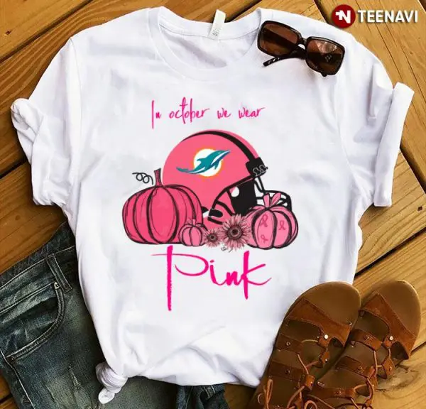 miami dolphins breast cancer shirt
