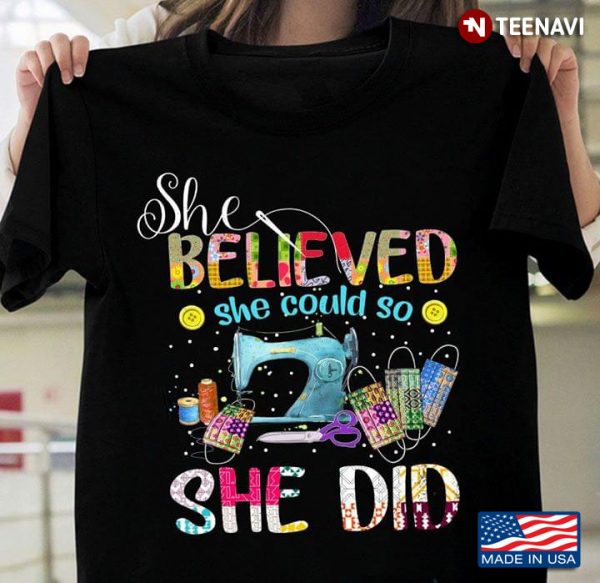 she thought she could so she did shirt